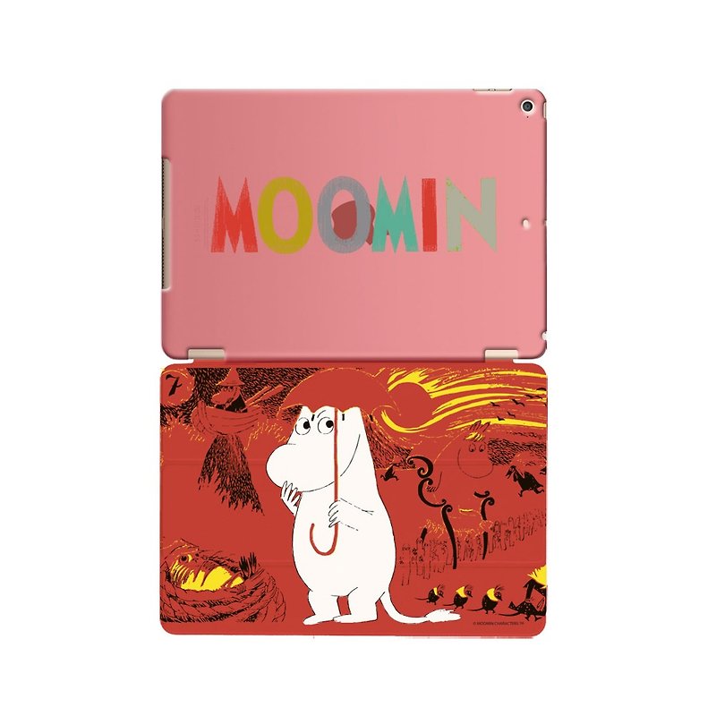 Moomin正版授權-iPad水晶殼【彗星來襲】 - 平板/電腦保護殼 - 塑膠 紅色