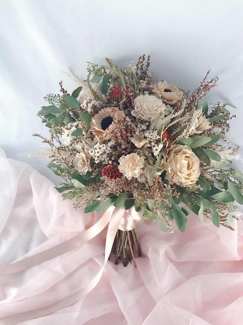 Forest bouquet + corsage value combination - Dried Flowers & Bouquets - Plants & Flowers Multicolor