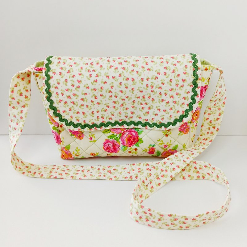Women's shoulder bag made of natural cotton. - 手拿包 - 棉．麻 多色