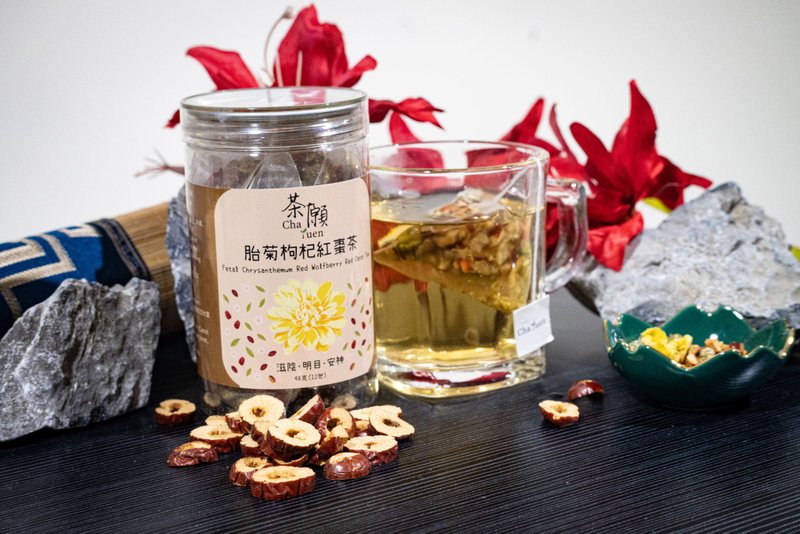 Cha Yuen - Fetal Chrysanthemum Red Wolfberry Red date Tea (12 packs) - Tea - Other Materials 