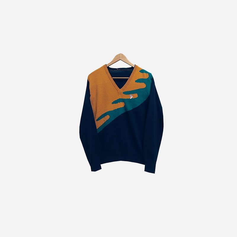 ヴィンテージスペルカラー編み針317 - ニット・セーター - ポリエステル ブルー