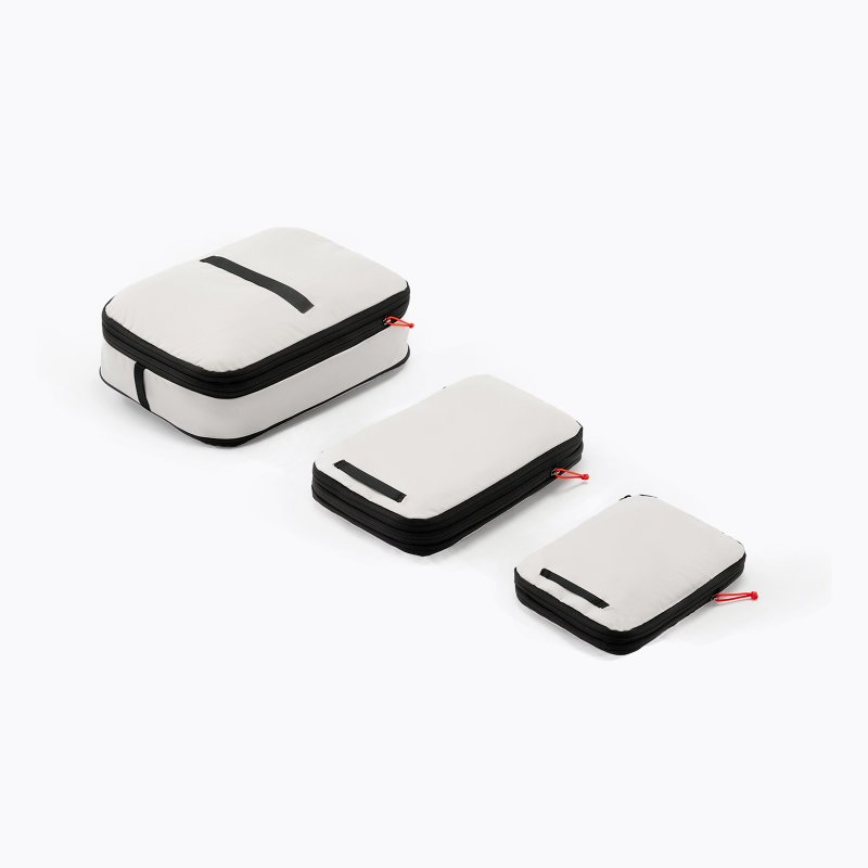 NextPacker 壓縮收納包G3套裝 用於衣服管理 V3旅行家系列 - 行李箱/旅行袋 - 環保材質 白色