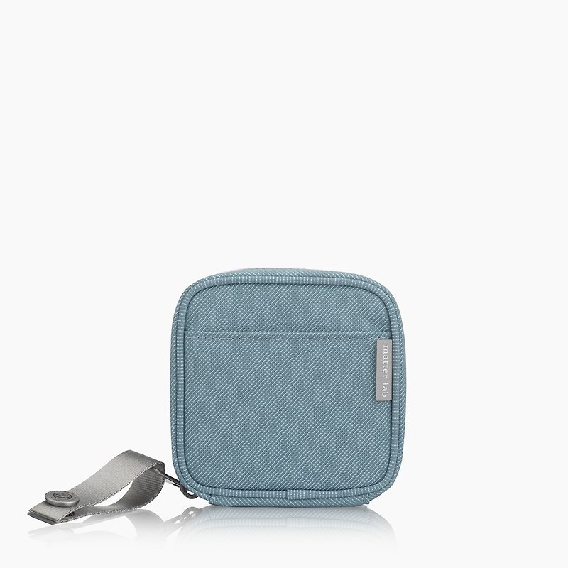 Blanc Macbook電源 線材 小物收納袋-湖光綠 - 電腦包/筆電包 - 防水材質 綠色