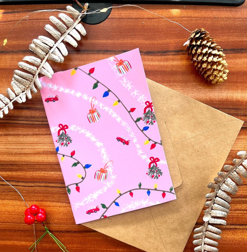 香港聖誕卡 - 卡片/明信片 - 紙 多色