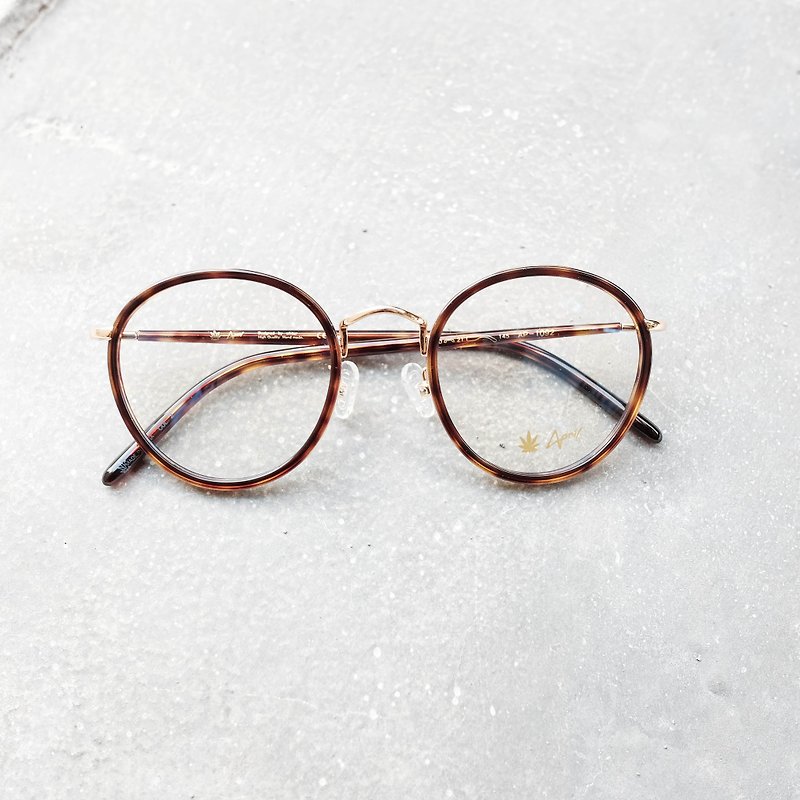 【目目商行】韓國新款 復古大框 圓框 板材眼鏡 鏡框 玳瑁 - 眼鏡/眼鏡框 - 其他材質 