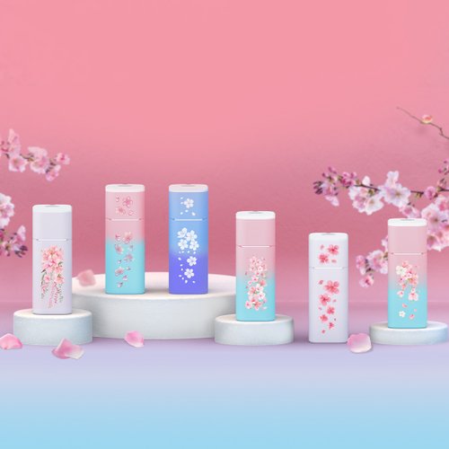 iCCUPY 黑佔科技 【浪漫花語】櫻花季丨Mood小日子雙充頭口袋行動電源 生日禮物