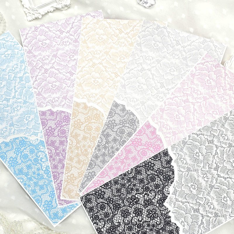 :lace pocket: Double-sided paper (120g) - 信封/信紙 - 紙 