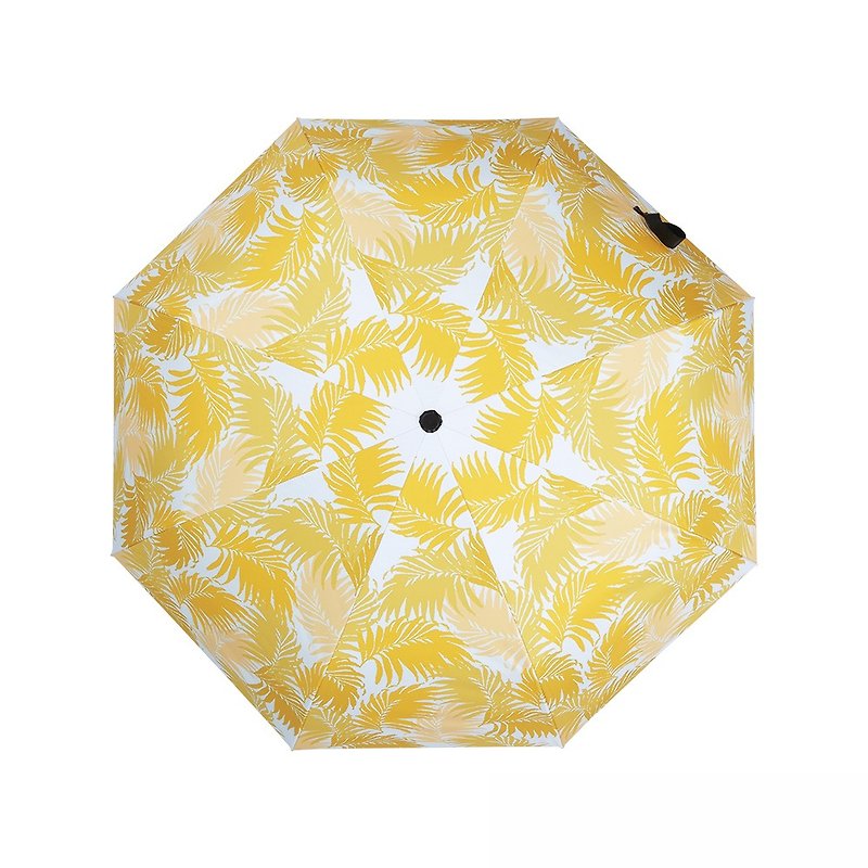 [German Kobold Cool Pod] Anti-UV - Summer Beach - Ultra-lightweight - Massage Handle - Sunshade Sunshade - Three Fold Umbrella - Golden Palm - Umbrellas & Rain Gear - Other Materials Gold