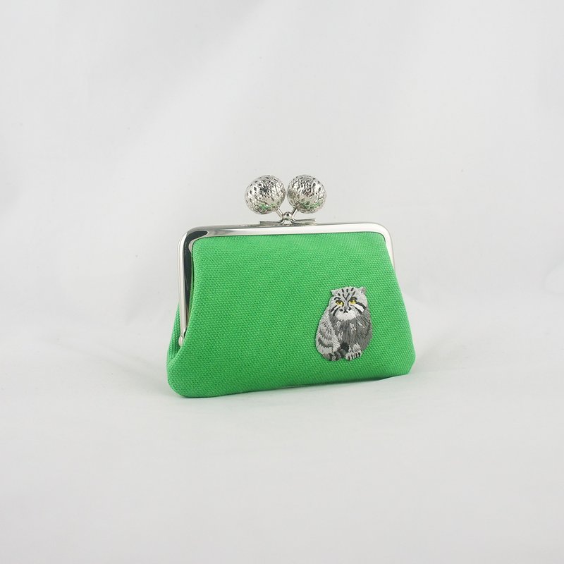 【Classic Small Bag】-Rabbit - กระเป๋าใส่เหรียญ - ผ้าฝ้าย/ผ้าลินิน สีเขียว