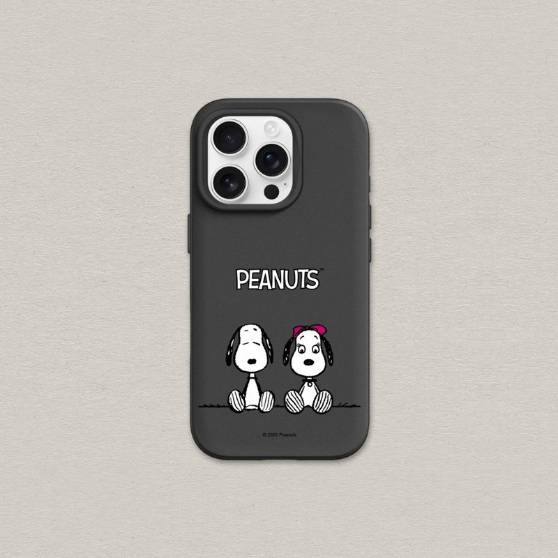SolidSuit防摔背蓋手機殼∣Snoopy史努比/With Belle for iPhone - 手機殼/手機套 - 塑膠 多色