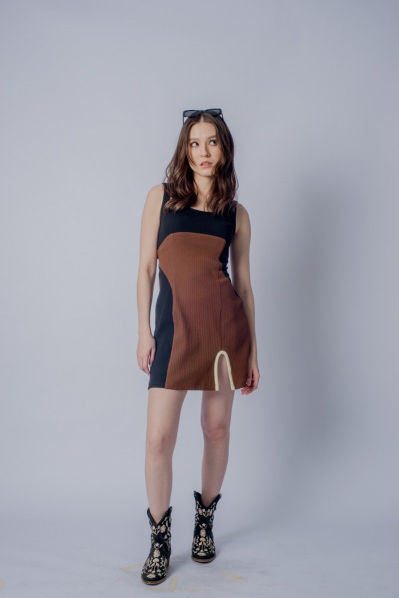 Eureka dress - One Piece Dresses - Cotton & Hemp Brown