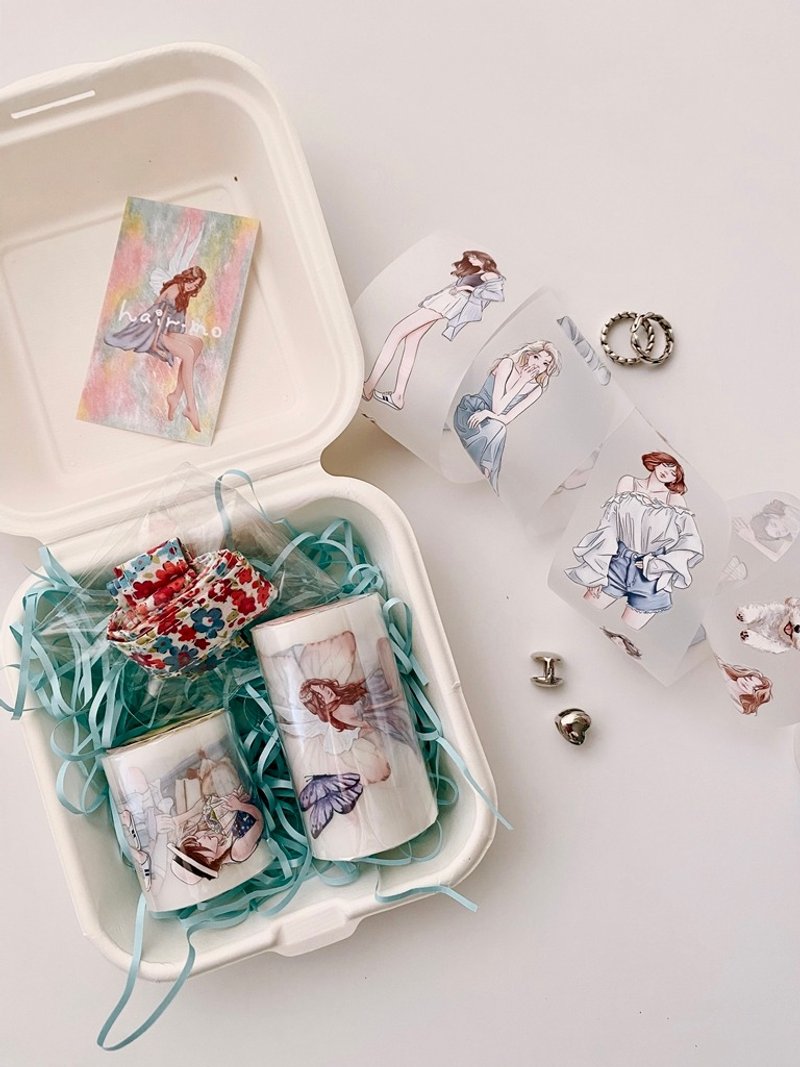 NO.17+18 割型PET膠帶組合優惠 - 紙膠帶/和紙/PET - 塑膠 多色