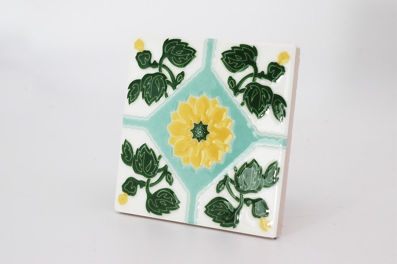 Taiwan Tiles---Insistence (coasters, murals, tiles) new release - Coasters - Porcelain Blue