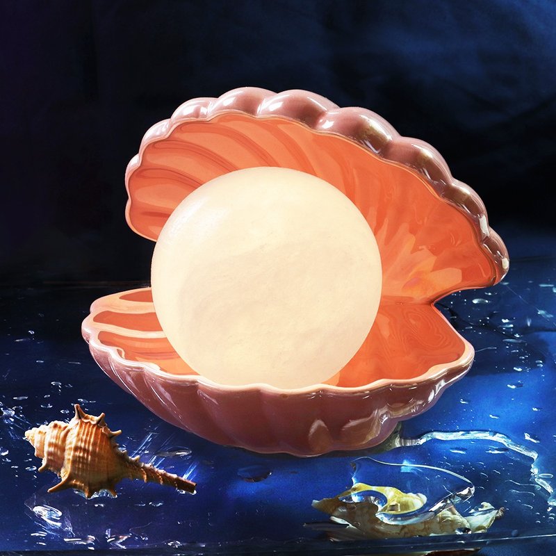 Tears of the Luna (Powder) Salt Lamp// Heal the soul and purify the magnetic field - โคมไฟ - เครื่องลายคราม สึชมพู