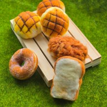 こんがりトーストのキーホルダー - ふっくら美味しいシリーズ