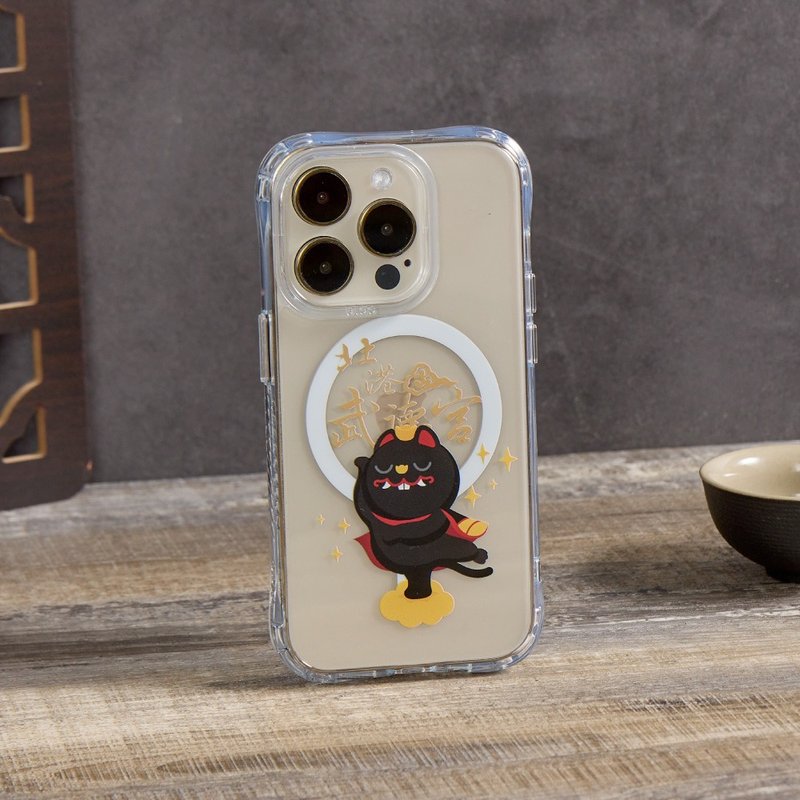 Beigang Wude Palace Huhushengfeng Anti-yellow and Anti-fall MagSafe iPhone Case - Phone Cases - Plastic Transparent