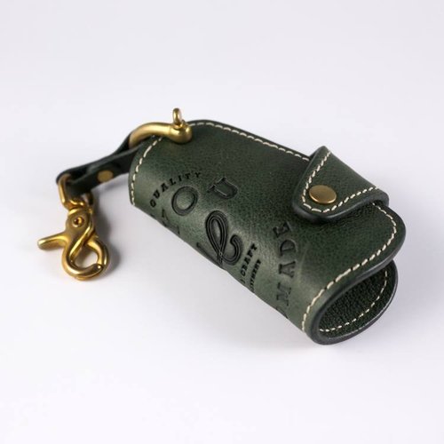 HEYOU Art&Craft Department Leather Key Holder 皮革鑰匙套-綠