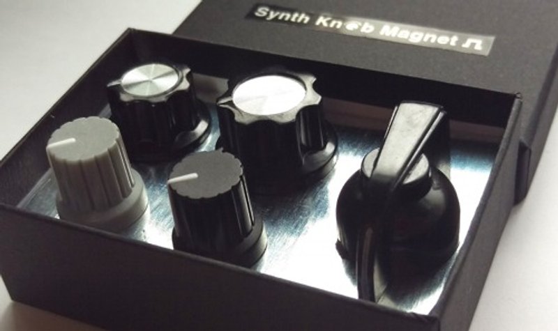 [Magnet] SKM Monotone Assorted Set Synth Knob Magnet - Indie Music - Plastic 