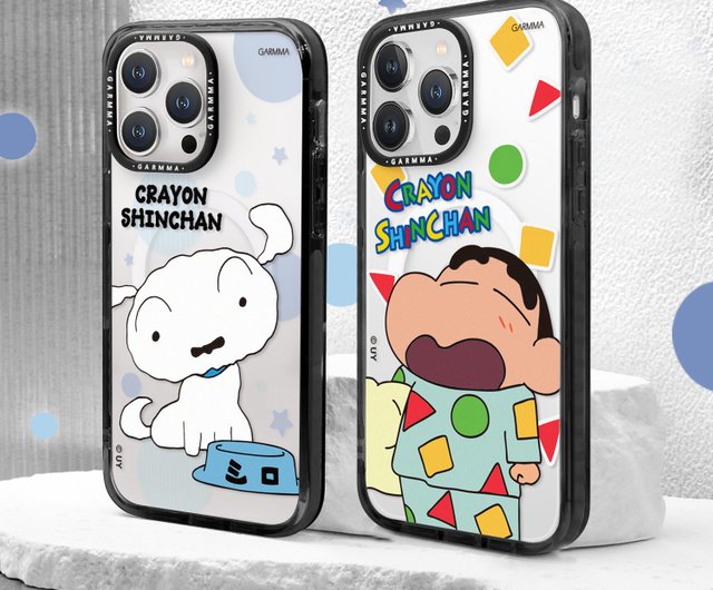 GARMMA クレヨンしんちゃん iPhone 15シリーズ マグネット式保護 GARMMA クレヨンしんちゃん iPhone 15シリーズ マグネット式保護