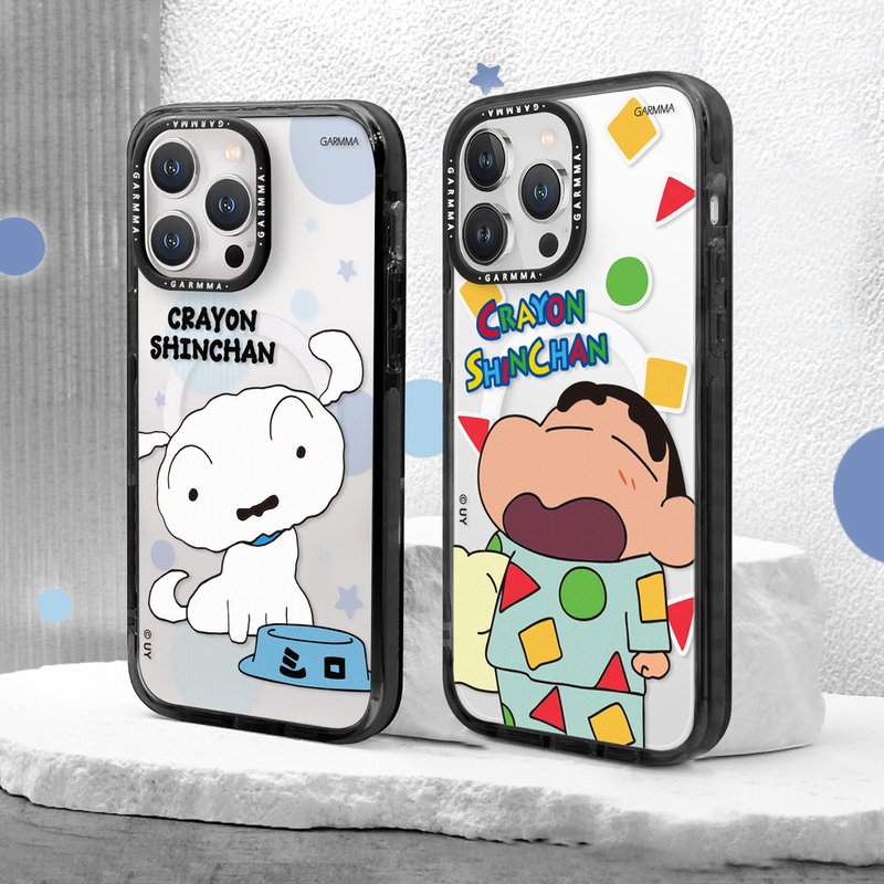 GARMMA Crayon Shin-chan iPhone 15 series magnetic protective case - Phone Cases - Plastic 