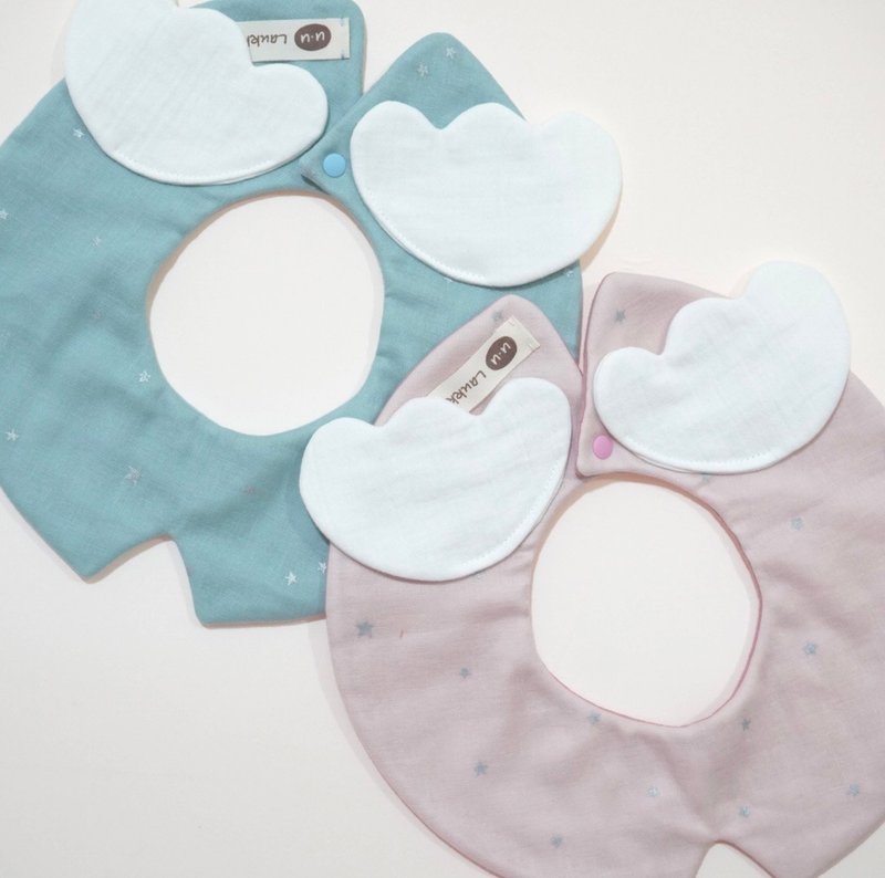 Little angel shaped bib - Bibs - Cotton & Hemp 