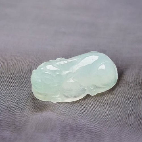 瓔珞珠寶盒 E.L.Jewelry Box 冰種飄綠翡翠貔貅 | 天然緬甸玉翡翠A貨|送禮