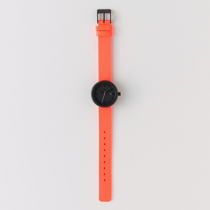 YOT WATCH 32mm Neon Orange/BK - นาฬิกาผู้หญิง - วัสดุอื่นๆ หลากหลายสี