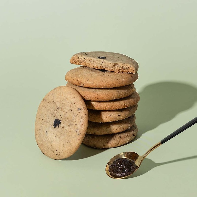 [Drawer Snacks] Black Truffle Handmade Biscuits 14 in a set - คุกกี้ - วัสดุอื่นๆ สีนำ้ตาล