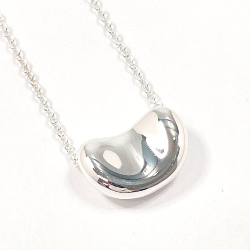 【日本直送 中古美品】ティファニー TIFFANY&Co. ネックレス ペンダント ビーンズ エルサペレッティ シルバー925 アクセサリー ジュエリー - 項鍊 - 純銀 銀色