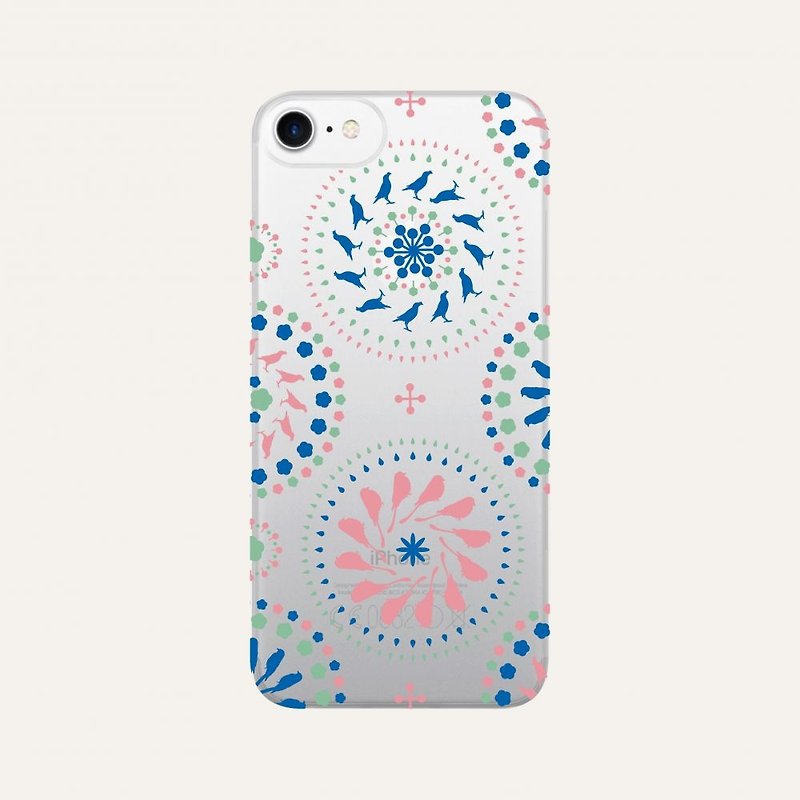 【現貨-NX背板】印花樂X犀牛盾-iPhone/限定花色/十週年/柔和藍綠 - 手機殼/手機套 - 塑膠 多色