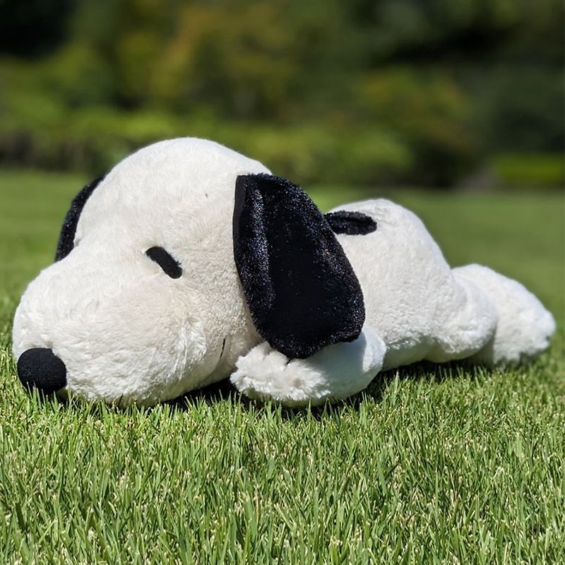 Snoopy史努比經典款 趴姿玩偶 史奴比絨毛娃娃 - 玩偶/公仔 - 聚酯纖維 白色