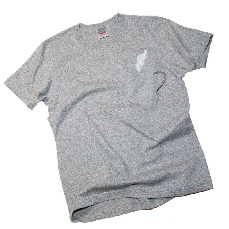 父の日のギフトに。マグカップ Tシャツ　ユニセックスS〜XLサイズ　Tcollector - 女 T 恤 - 棉．麻 灰色