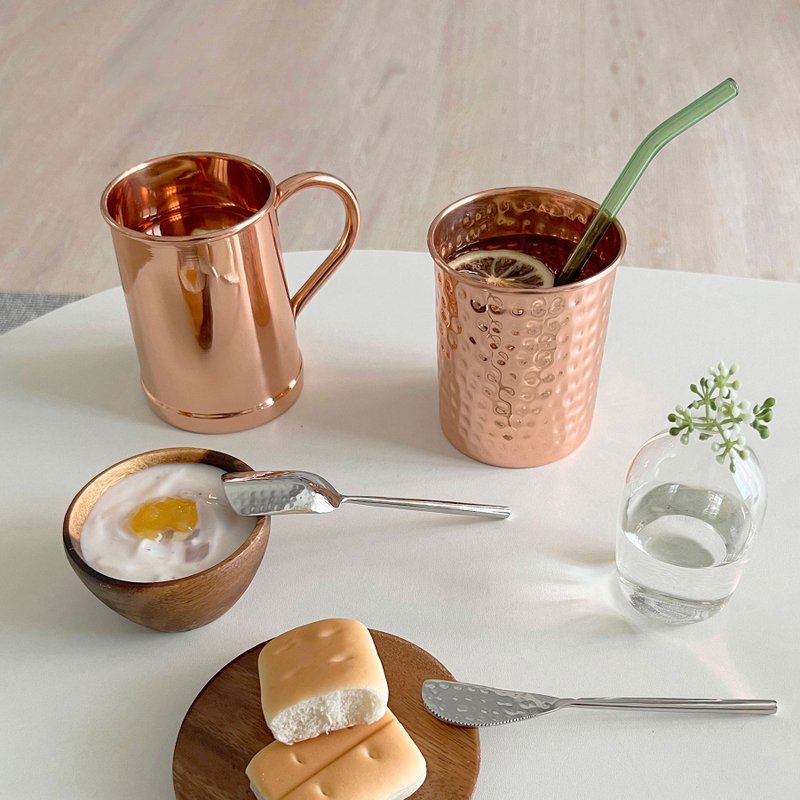 Hammer Mug Cup/Classic Mug_Total 2 Bronze Trade - แก้ว - ทองแดงทองเหลือง สีนำ้ตาล