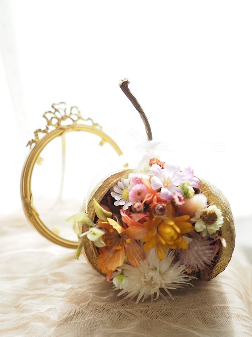To Heart Flora & Gift 【現貨】荷包滿滿 日本蘋婆果花禮 - 乾燥花 禮物 花禮 居家裝飾