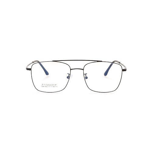 跌破眼鏡 - Queue Eyewear 鈦絲雙樑眼鏡│文青必備款 - 免費升級UV420抗藍光鏡片