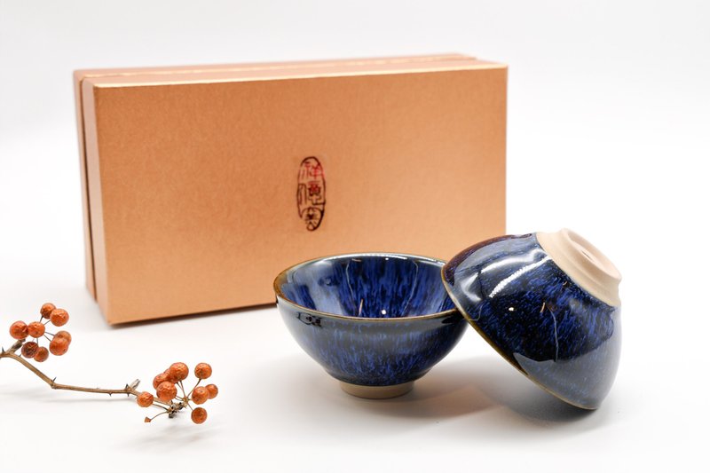 祥億-星曜杯雙杯禮盒 - 茶壺/茶杯/茶具 - 陶 
