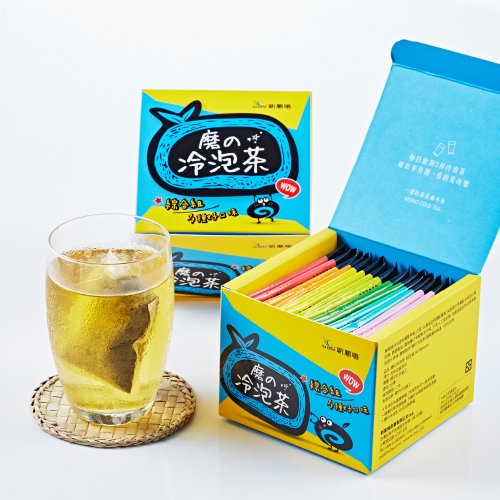 FONMINGTEA - 新鳳鳴 磨の冷泡茶-綜合組15入 7款冷泡茶 花草茶包禮盒禮物彩虹設計