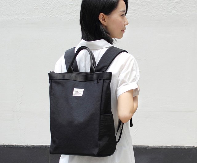 ハンディバックパック 14インチラップトップok Black ショップ Bagcom リュックサック Pinkoi