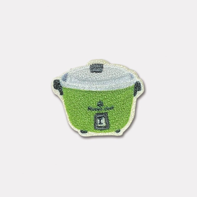 電鍋雙用刺繡布貼/台灣伴手禮/台灣特色禮 - 徽章/別針 - 繡線 多色