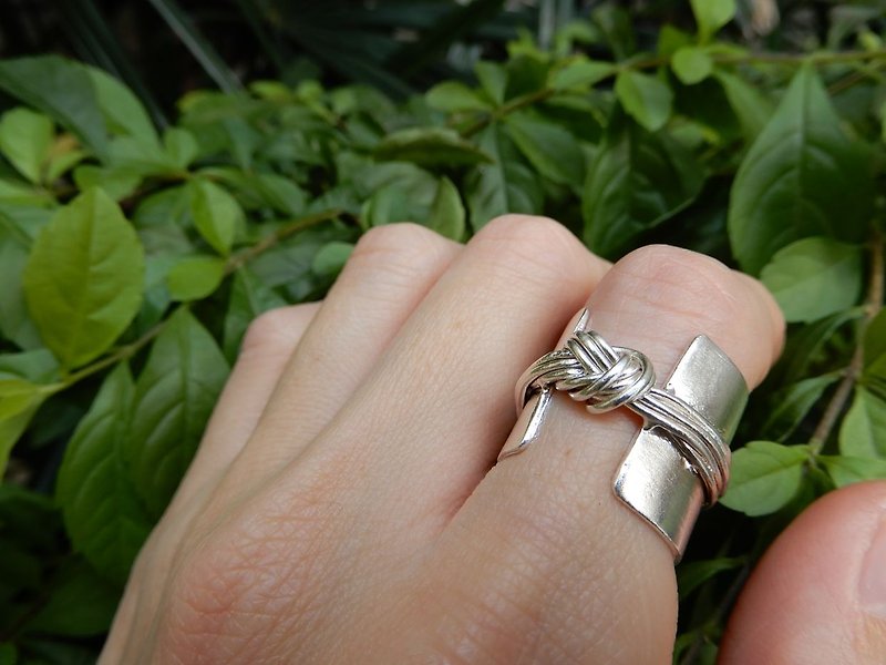 Scroll ring - General Rings - Other Metals Silver