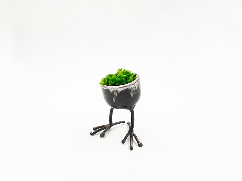 ギフト鉢植えのホームデコレーションメタル - 観葉植物 - 金属 ブラック