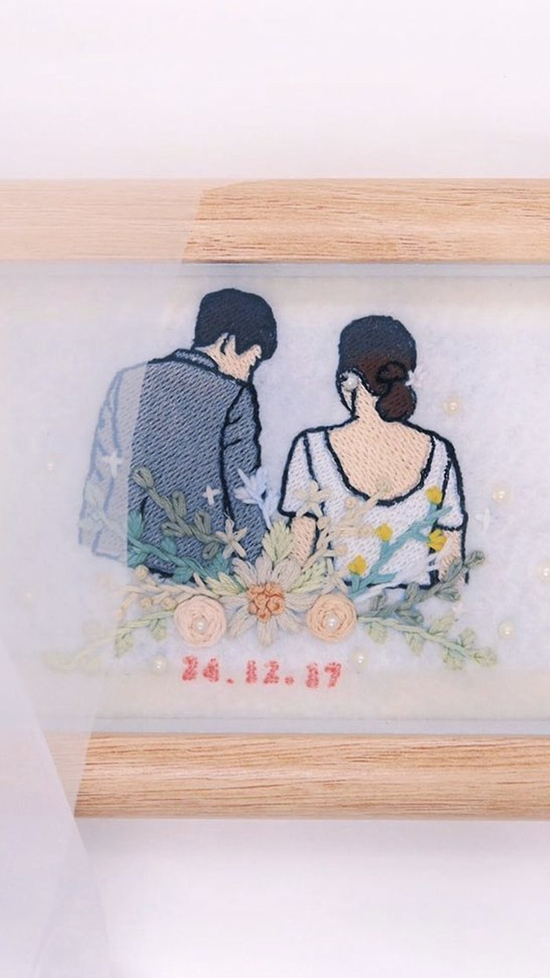 Like Yan Embroidery 5 Inch Photo Frame - Items for Display - Other Materials 