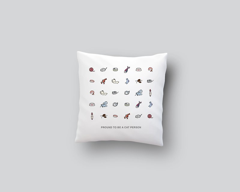 [千代兽baichiyo] Cat Slave Pillow-Accessory Type 2 Pillow/Pillow/Lunch Pillow - Pillows & Cushions - Other Man-Made Fibers Multicolor