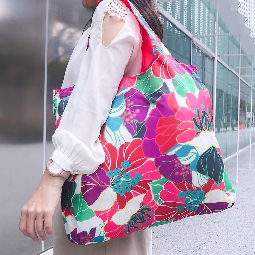 Envirosax Taiwan ENVIROSAX 澳洲折疊購物袋 | 花園派對─繪羽