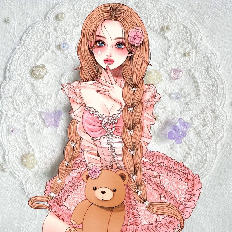 Gemma sticker - 貼紙 - 紙 多色