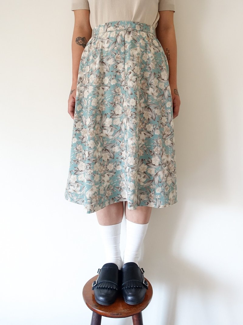 Awhile | Vintage skirt no.491 - กระโปรง - เส้นใยสังเคราะห์ หลากหลายสี