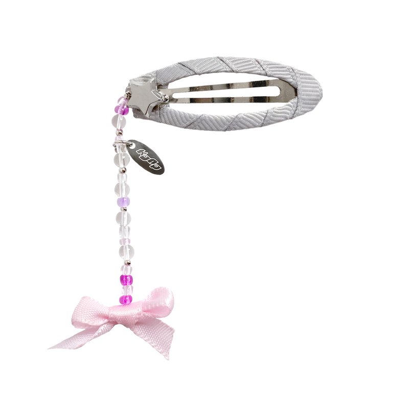 KDNP Star Juice Drop Hair Clip - 髮圈/髮夾 - 其他材質 銀色