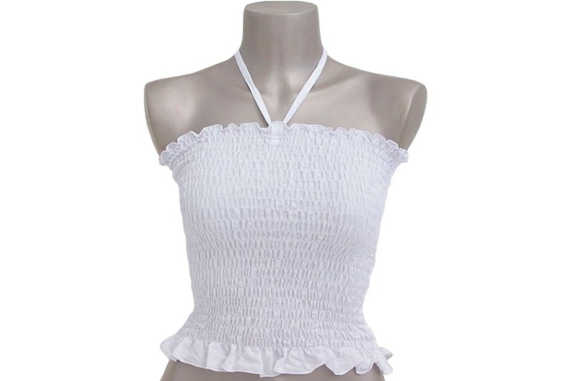 Resort fashion items! Tube top <White> - Women's Underwear - Other Materials White