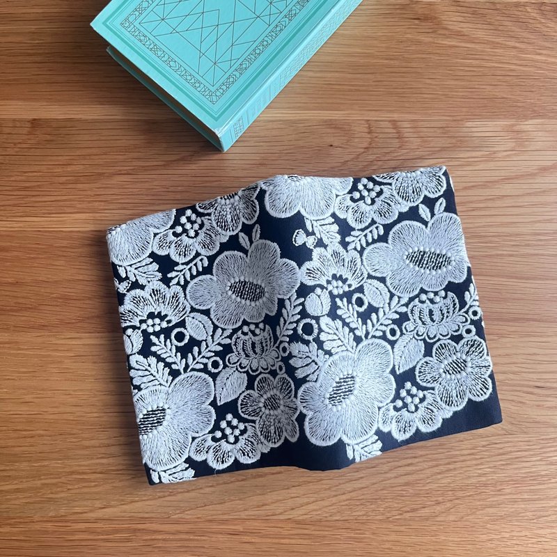 mina perhonen Smile flower Book Cover, Made in Japan - Book Covers - Cotton & Hemp Blue