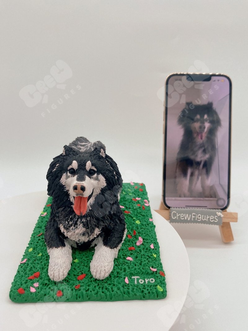 雪橇犬 Pawsome 寵物彩陶公仔 Pawsome clayfigure - 陶藝/玻璃 - 陶 多色